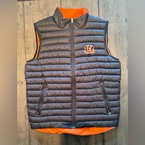 Rarely worn NFL Cincinnati Bengals Men’s Size Large Vest